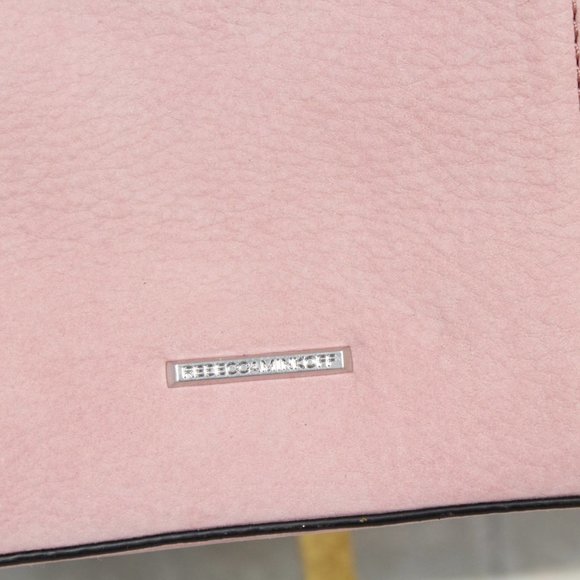 Rebecca Minkoff Bree Crossbody Satchel Blush Pink Suede - Picture 6 of 12